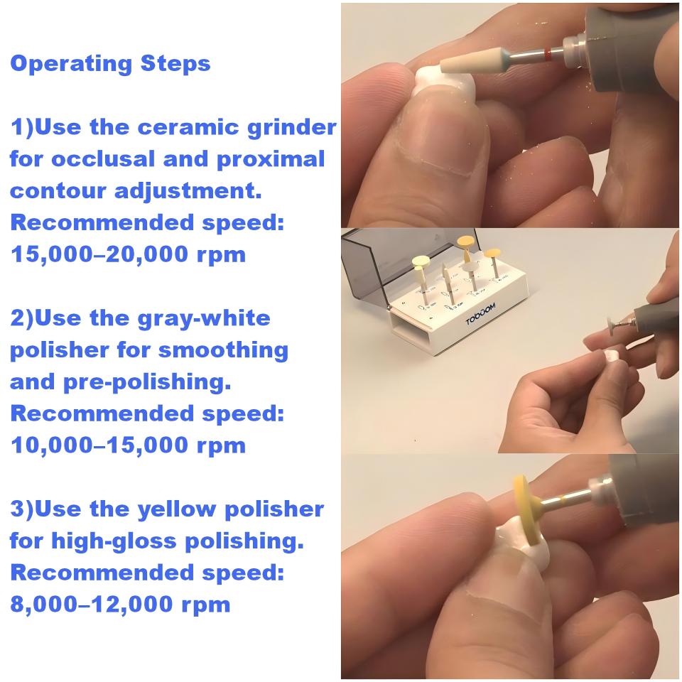Dental Extraoral Zirconia Polishing Kit