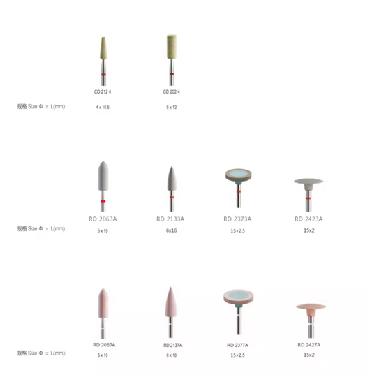 Dental Extraoral Glass Ceramic Polishing Kit