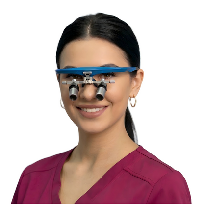 Ergo 45° Flip-Up Dental & Surgical Deflection Loupes with Adjustable IPD 3.0x-6.0x