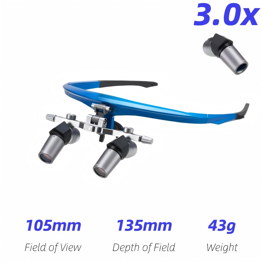Ergo 45° Flip-Up Dental & Surgical Deflection Loupes with Adjustable IPD 3.0x-6.0x