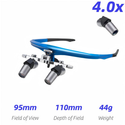 Ergo 45° Flip-Up Dental & Surgical Deflection Loupes with Adjustable IPD 3.0x-6.0x