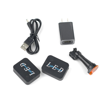 Wireless LED Headlight Perfectly Compatible with Ergo TTL Ti Vario Ultra-Light 37g